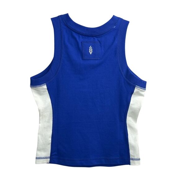 New Free People Movement Powerwalk Tank In Radiant Blue Women's Size Small - Picture 6 of 7